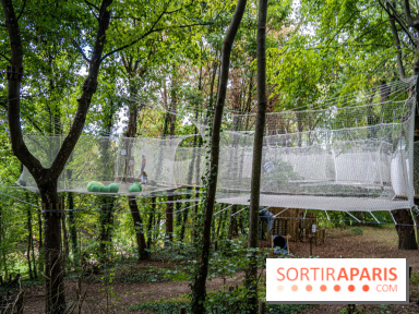 Accrocamp Poissy, le nouvel accrobranche au parc du château de Villiers