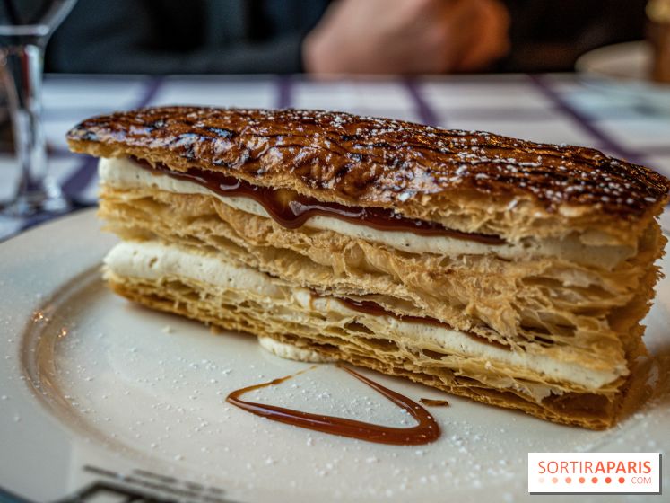 Auberge Pyrénées Cévennes - Bistrot Paris 11e - millefeuille vanille