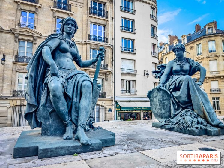 Musée d'Orsay, collection permanente  - Statue extérieur parvis musée