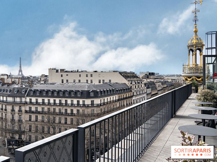 Bar Perché, café littéraire - terrasse du Printemps Haussmann  - B5FFB4C6 3B10 4491 B378 114B3E7E4891