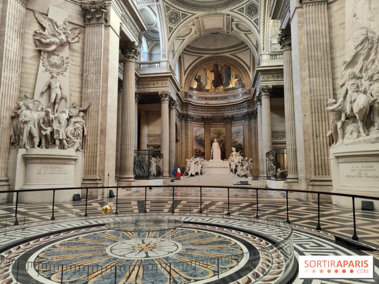 Le Panthéon à Paris - les photos intérieur - pendule Foucault