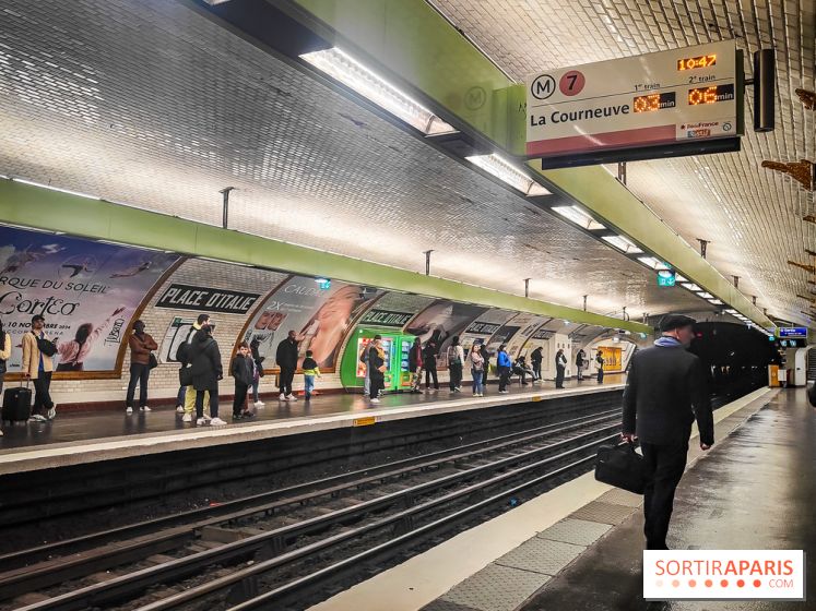 Visuels métro - ligne 7 place d'Italie