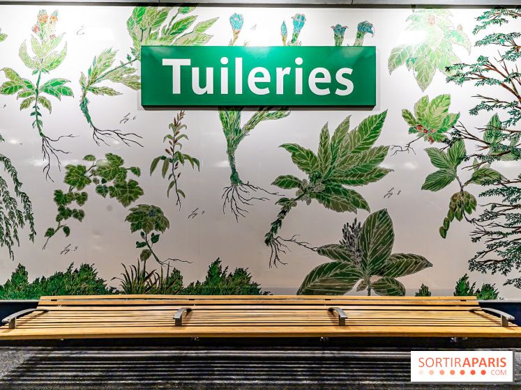 Le Métro Tuileries en mode végétal