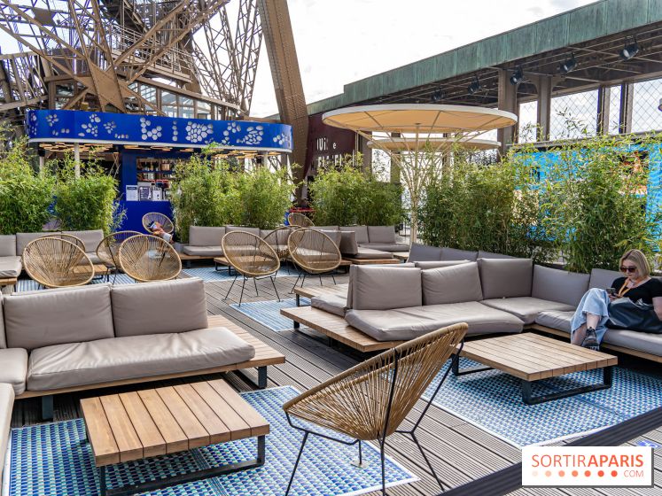 La terrasse sur la Tour Eiffel 2024 en mode JO Paris 2024 - les photos  -  A7C8750