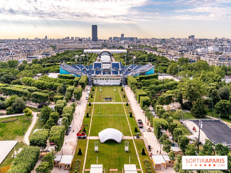 La terrasse sur la Tour Eiffel 2024 en mode JO Paris 2024 - les photos