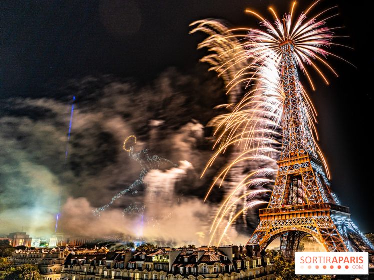 Feu d'artifice du 14 juillet de Paris 2024, les photos