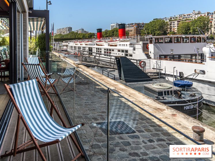La Plage Parisienne, restaurant et terrasse en bord de Seine Quai de Javel