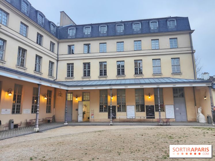 Centre Culturel Irlandais et sa bibliothèque  - cour