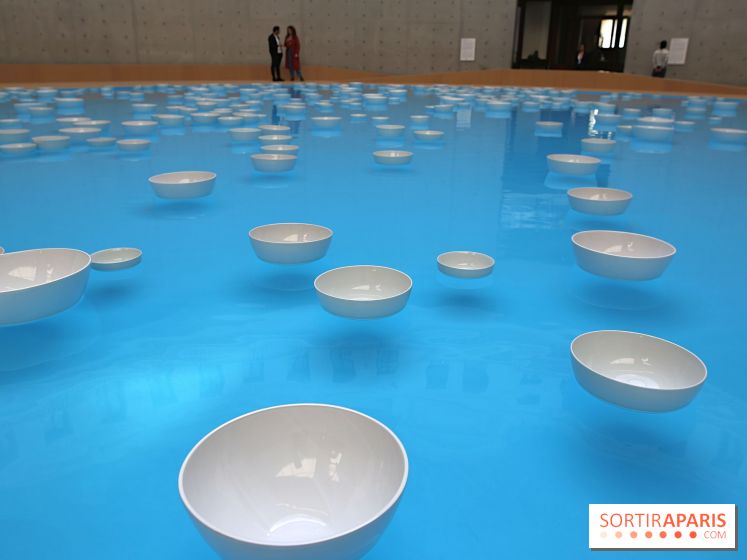 Clinamen, nos photos de l'une installation aquatique et musicale à la Bourse de Commerce - Clinamen Bourse de Commerce 9 fotor 2025060615218