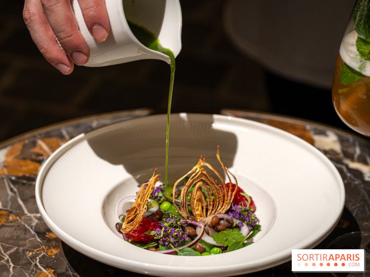 Maison Delano restaurant et terrasse cachée Paris 8e - Jardin des Pois