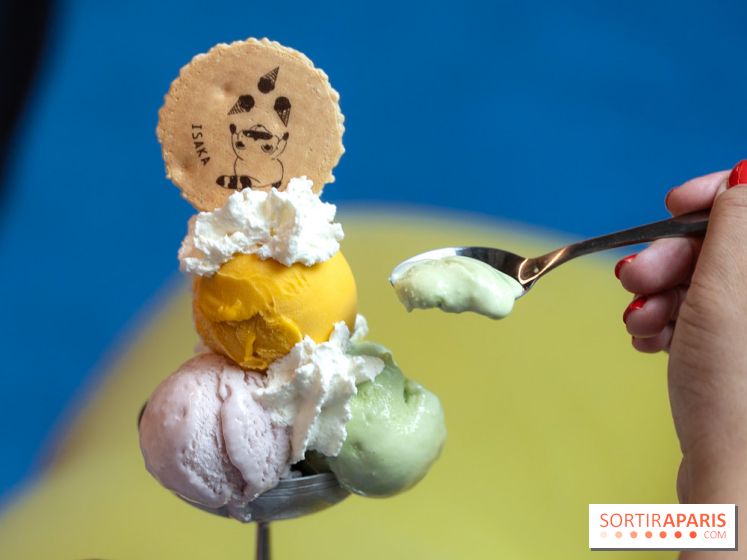 Le pop-up de glace Café Isaka à la Samaritaine avec salon de thé