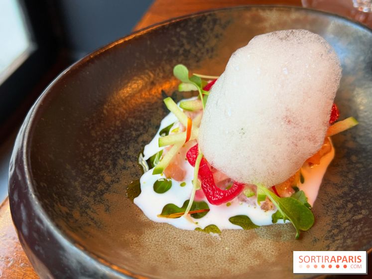 Machizo - Saumon, burrata, pomme, verveine