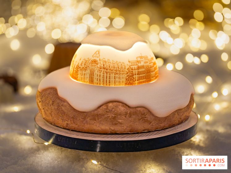 la Bûche de Noêl du Mandarin Oriental Lutetia aux Lumières de Paris - A7C08080