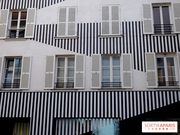 Daniel Buren et Miles Greenberg, nos photos de l'expo au Reiffers Art Inititiatives à Paris 