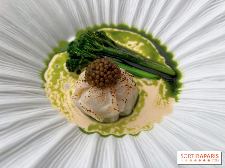 La Véranda, La Réserve Hôtel & Spa - Raviole de Saint-Jacques, caviar