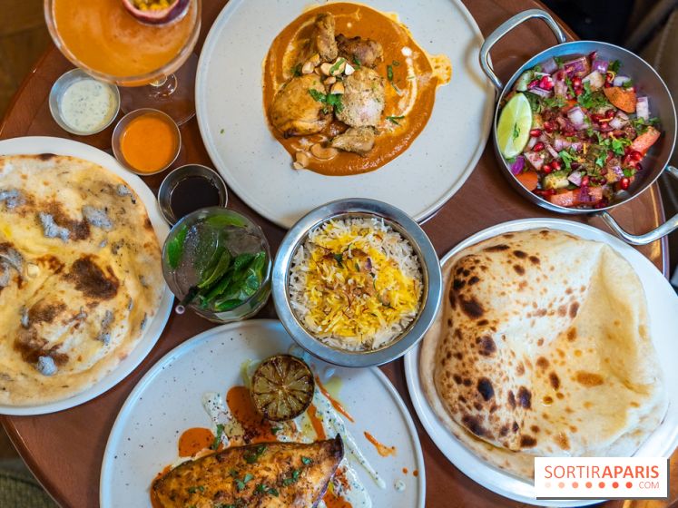 Andaaz restaurant indien Paris 17e - table