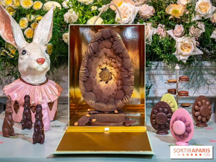 Pâques Laduree 2026 : oeufs en chocolat floral, coffrets et créations exclusives - photos
