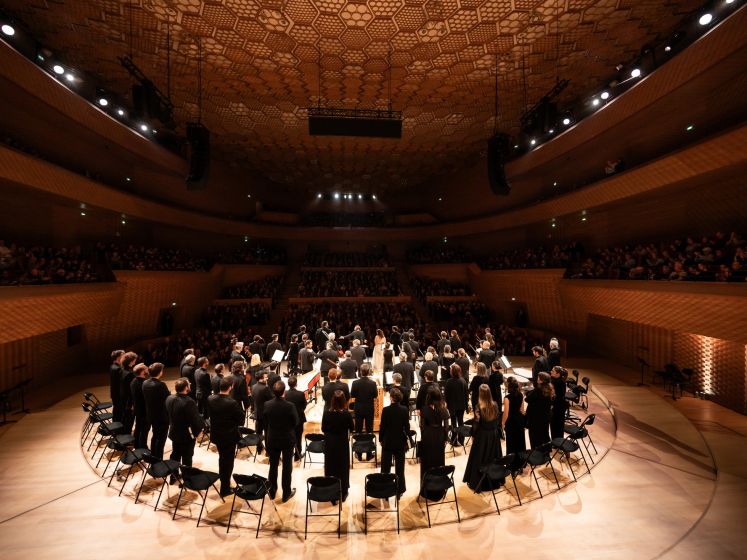 Orchestre dans l'Auditorium Patrick Devedjian ©Julien Benhamou