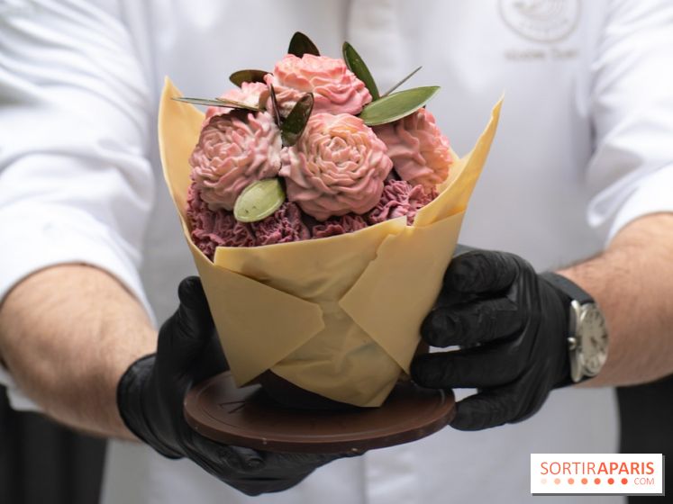 L'Oeuf de Pâques floral du Mandarin Lutetia Paris 2026 par Nicolas Guercio - photos - A7C05398