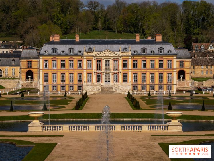 Les tulipes du Château de Dampierre, son jardin anglais et le jardin Le Nôtre