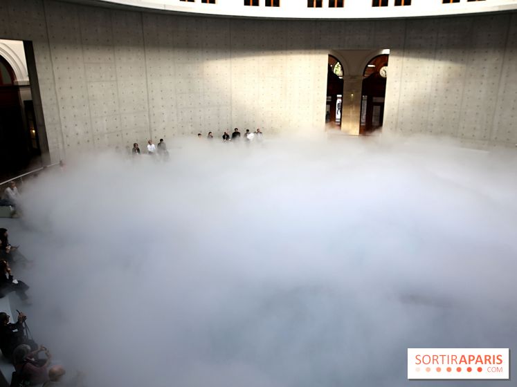 Fujiko Nakaya : nos photos de sa sculpture de brouillard à voir à la Bourse de Commerce