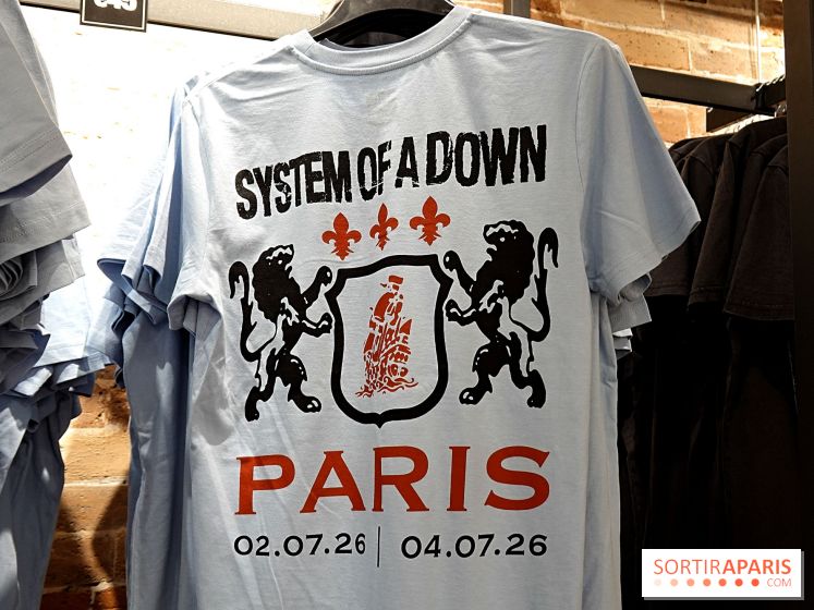 Pop-up store System of a Down à Paris - nos photos