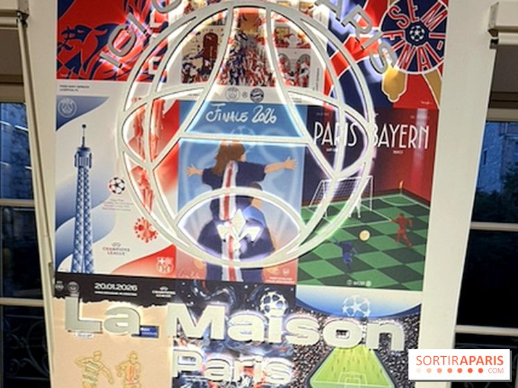 Ici C’est Paris La Maison : installation artistique du pop-up PSG