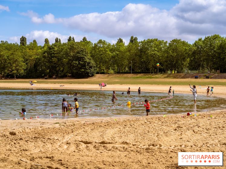 Île de loisirs du Val de Seine dans les Yvelines, plage, baignade et activités - photos