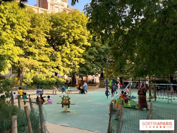 Square des Epinettes, le parc caché du 17e
