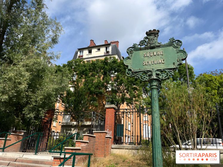 Le square Séverine, grand espace vert du 20e arrondissement