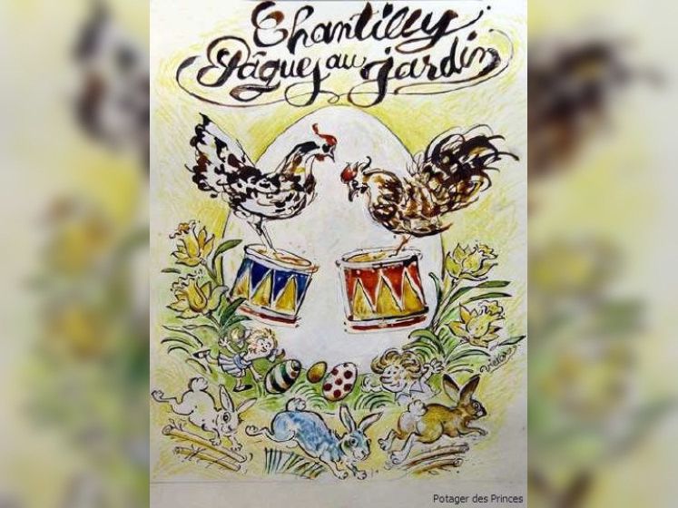 pâques au jardin, potager des princes