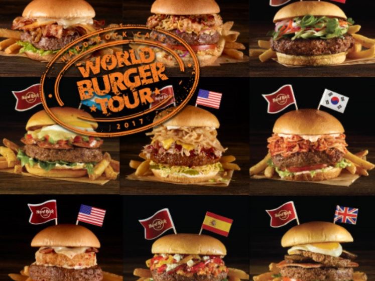Le tour du monde des burgers du Hard Rock Café