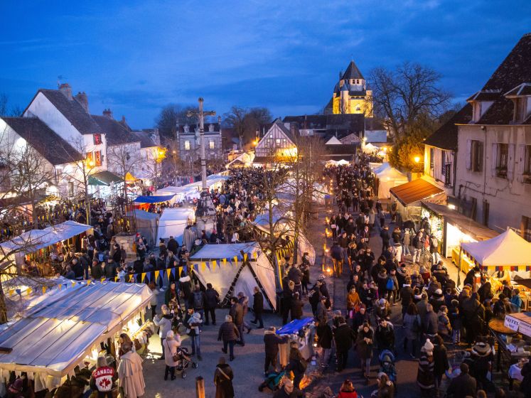 Le Marché Médiéval de Noël de Provins 2024 et les animations de fête, le programme