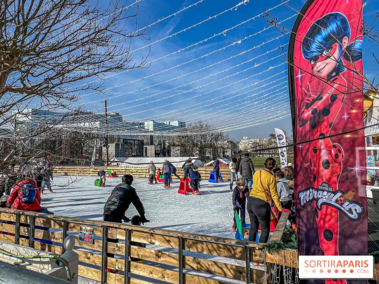 Une vraie patinoire s’installe Parc André Citroën : Patins en folie