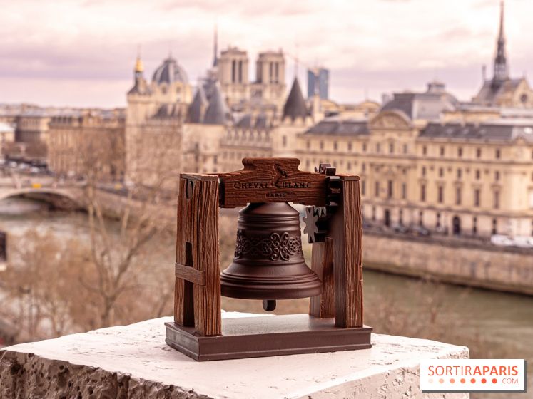 Pâques 2025 : la sublime Cloche en chocolat de Maxime Frédéric au Cheval Blanc Paris