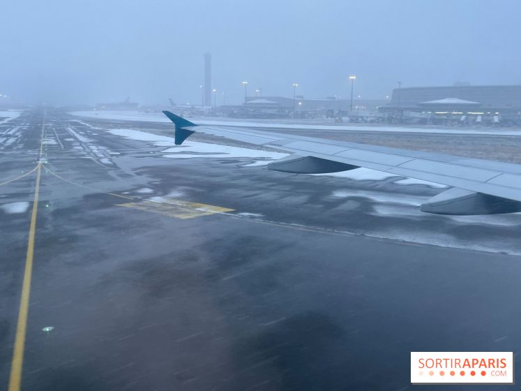 Neige à Paris : 15% des vols supprimés dans les aéroports parisiens ?