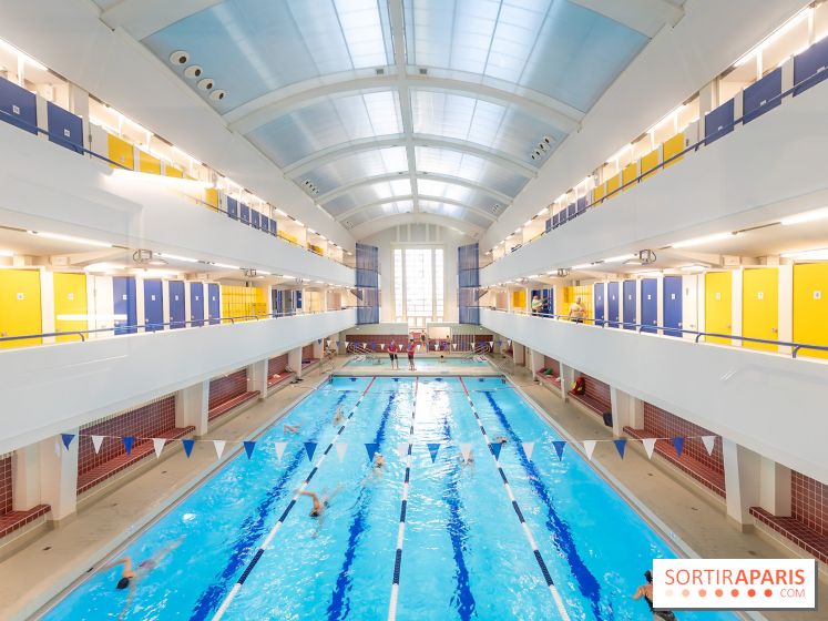 La piscine Château Landon, la plus  vieille piscine de Paris a rouvert ses portes dans le 10e
