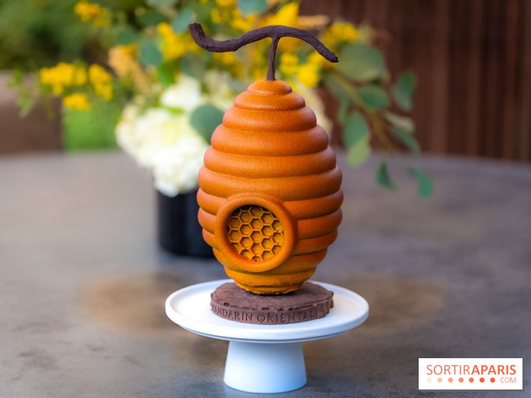 L'oeuf de Pâques Ruche du Mandarin Oriental Paris 2026 par Julien Dugourd
