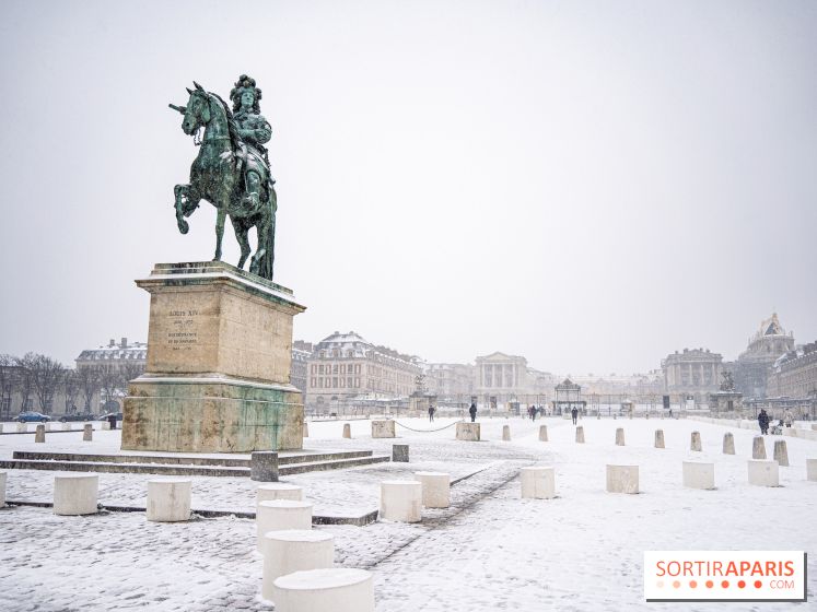 Paris sous la neige ce samedi, les photos