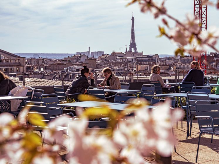 La Terrasse panoramique du Printemps 7e Ciel