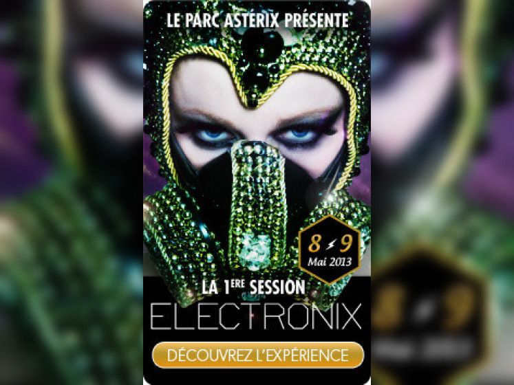 soirée électronix au parc astérix, nuit electronix