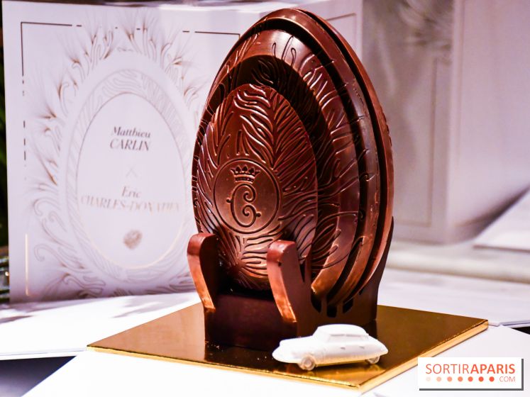 Oeuf de Pâques 2024 à Paris : la création surprenante de Matthieu Carlin à l'Hôtel de Crillon