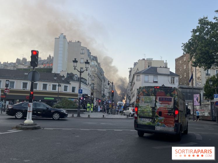 Incendie dans le 18e arrondissement : une voiture en flammes