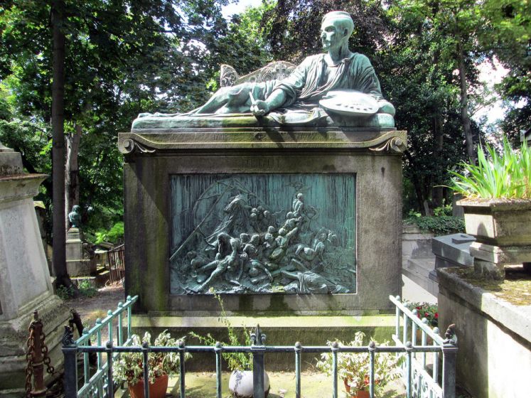 Au Père Lachaise, la tombe de Géricault immortalise son œuvre la plus célèbre