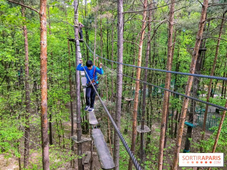Aventure Floréval, le parcours en pleine nature