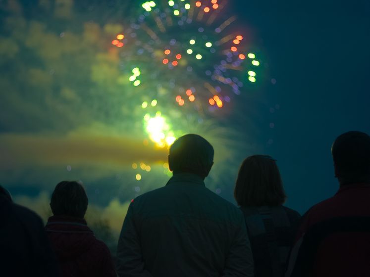 Feu d'artifice du 14 juillet 2019 à Fontenay-sous-Bois (94)