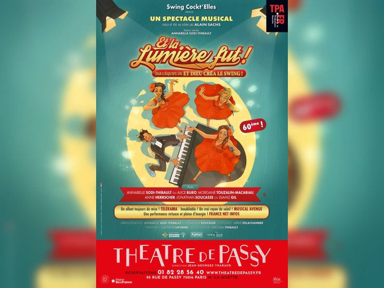 Et la lumière fut : comédie musicale au Théâtre de Passy