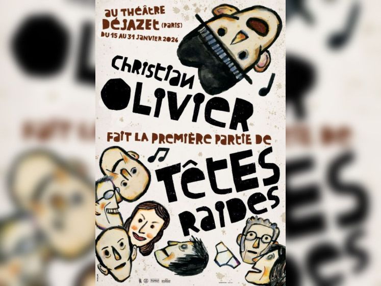 Christian Olivier et Têtes Raides en concert au Théâtre Déjazet