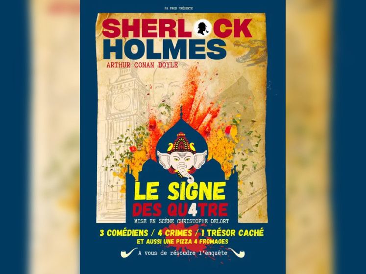 Sherlock Holmes et l’aventure du diamant bleu : enquête interactive au Théâtre Les 3 clés