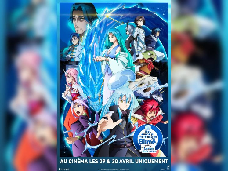 Moi, quand je me réincarne en Slime – Les larmes de la mer azur au cinéma